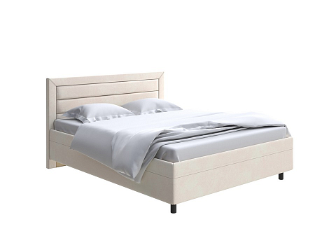 Кровать Кинг Сайз Next Life 2 - Cтильная модель в стиле минимализм с горизонтальными строчками