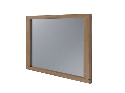 Зеркало навесное Droom - Навесное зеркало с рамкой из массива дерева в стиле «Экоминимализм»