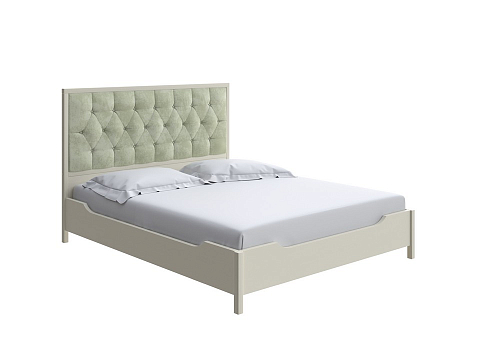 Зеленая кровать Vester - Современная кровать со встроенным основанием