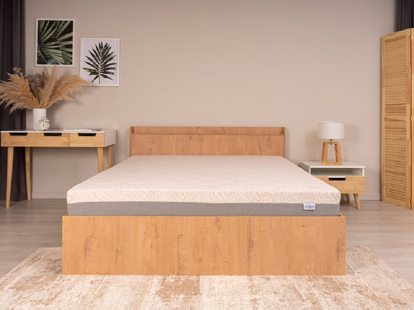Кровать Bord 90x190 ЛДСП Бунратти - Кровать из ЛДСП в минималистичном стиле.