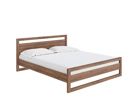 Кровать 200х200 Kvebek - Элегантная кровать из массива дерева с основанием