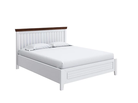 Кровать 200х200 Olivia с подъемным механизмом - Кровать с подъёмным механизмом из массива с контрастной декоративной планкой.