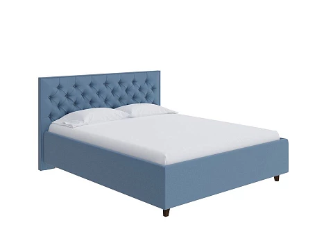 Кровать 200х200 Teona - Кровать с высоким изголовьем, украшенным благородной каретной пиковкой.